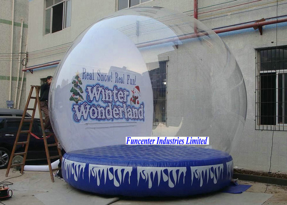 Winter Wonderland ลูกโลกหิมะที่ทำให้พองขนาดเส้นผ่านศูนย์กลางใหญ่สำหรับพื้นที่ขนาดใหญ่