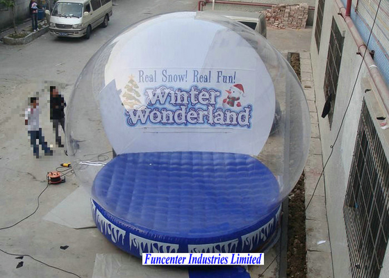 Winter Wonderland ลูกโลกหิมะที่ทำให้พองขนาดเส้นผ่านศูนย์กลางใหญ่สำหรับพื้นที่ขนาดใหญ่