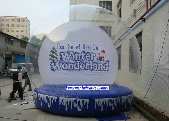 Winter Wonderland ลูกโลกหิมะที่ทำให้พองขนาดเส้นผ่านศูนย์กลางใหญ่สำหรับพื้นที่ขนาดใหญ่
