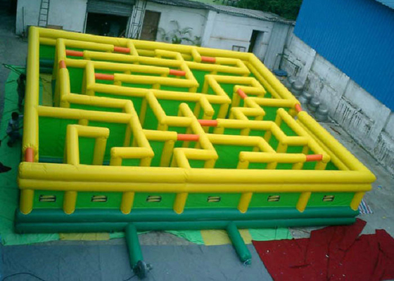 กำหนดเองทำให้เขาวงกต ซึ่งทำให้พองได้ Interactive, Bounce House Maze สี่เหลี่ยมเย็บปักถักร้อย
