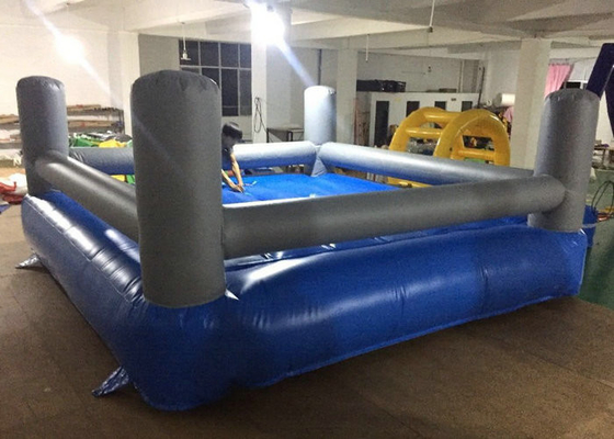 Outdoor Interactive ของเล่นกีฬาพอง Bouncy มวยปล้ำแหวน 4mx4m 5mx5m ขนาด