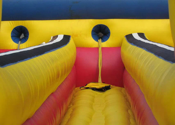 สามเลนกีฬาของเล่นกีฬาพอง Bungee Run ต้านทานการสึกกร่อนสำหรับเด็กและผู้ใหญ่