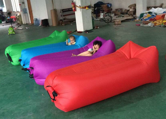 พกพาสะดวกสบายโซฟาเบดการพิมพ์สีสันสำหรับ Beach Resting