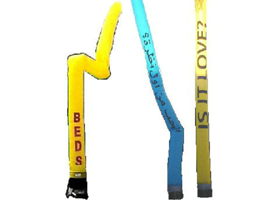 ป้ายโฆษณา Durble PVC ไนลอนเป่าลมสีสันสดใสขึ้น Man Waving
