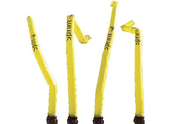 ป้ายโฆษณา Durble PVC ไนลอนเป่าลมสีสันสดใสขึ้น Man Waving