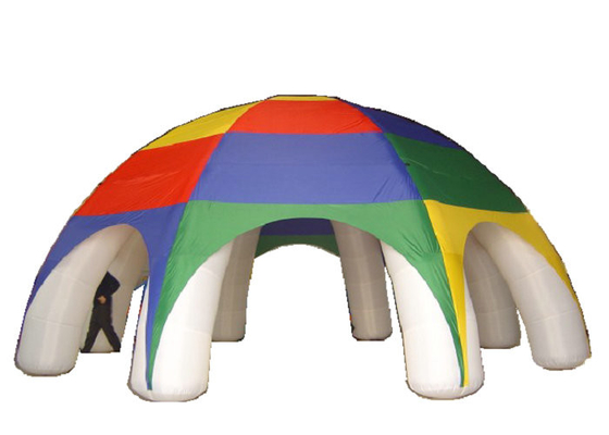 ผสมสีกลางแจ้ง PVC ซึ่งทำให้พองได้ เต็นท์ได้อย่างง่ายดาย Inflated พรรค Cube Marquee