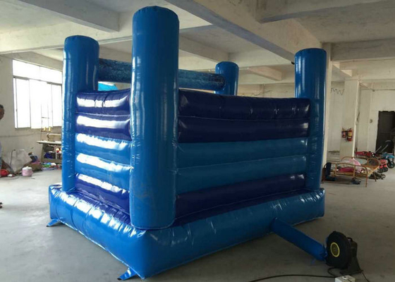 เอลซาปราสาทพอง Bouncy ปราสาทสีฟ้าความต้านทานการฉีกขาดการจัดส่งที่รวดเร็ว