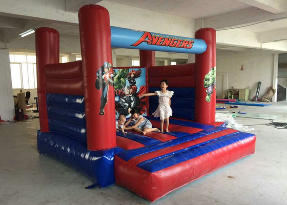Superman พิมพ์ในร่ม Bouncy ปราสาททนไฟเนื้อเรื่อง SGS ได้รับการอนุมัติ
