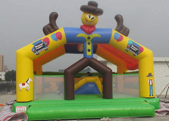 ตัวอักษรตัวตลกติดตั้ง Bouncy Castle Plato PVC Tarpaulin BC-011