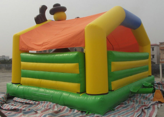 ตัวอักษรตัวตลกติดตั้ง Bouncy Castle Plato PVC Tarpaulin BC-011
