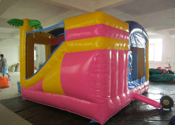 ปราสาท Bouncy ความปลอดภัยสูงสำหรับเด็ก 4mx4m 5mx5m ขนาดเพื่อความบันเทิง