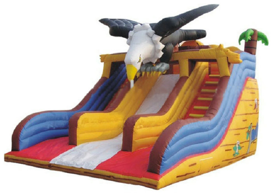 PVC Tarpaulin พาณิช ซึ่งทำให้พองได้ สไลด์ Eagle ตกแต่ง OEM ยอมรับ