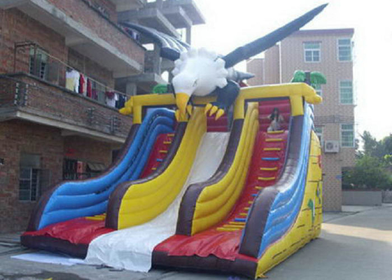 PVC Tarpaulin พาณิช ซึ่งทำให้พองได้ สไลด์ Eagle ตกแต่ง OEM ยอมรับ