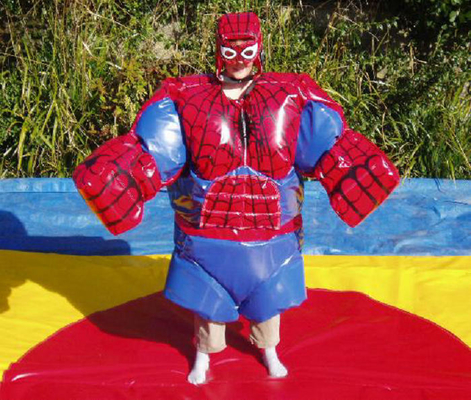 Superman Shaping ซูโม่มวยปล้ำเหมาะกับผู้ใหญ่สีที่กำหนดเองเกมแบบโต้ตอบ