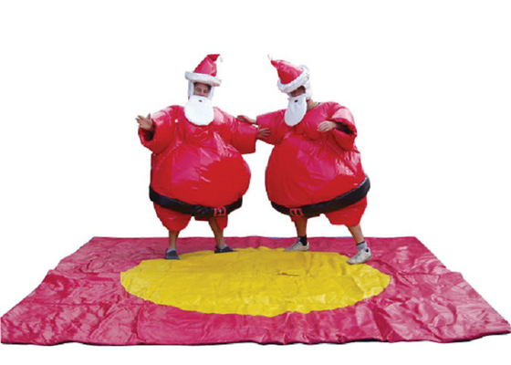 Santa Suo Santa Suits, Blow Up ชุดซูโม่สำหรับเด็ก / ผู้ใหญ่เล่นคริสต์มาส