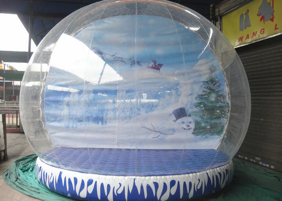 โลโก้ Snow Globe ยักษ์โลโก้การพิมพ์เป็นมิตรกับสิ่งแวดล้อมด้วยฐานที่มีสีสัน
