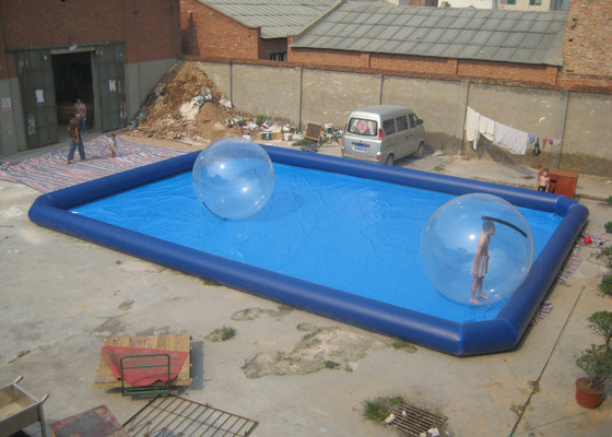 ผสมผ้าใบกันน้ำสี Blow Up สระว่ายน้ำ 10mx8m ขนาดสำหรับสวนสนุก