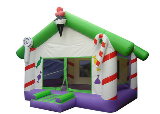 ความยาว 4 เมตร PVC บ้านพองลม, บ้านพองกระโดดป้องกันการฉีกขาด