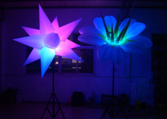 1m - 2m เส้นผ่าศูนย์กลาง LED ซึ่งทำให้พองได้ Star, ซึ่งทำให้พองได้ ตกแต่งเวทีความละเอียดสูง