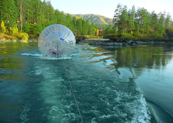 น้ำยาล้าง PVC Pool Hamster Ball สีที่กำหนดเองพิมพ์เทคโนโลยี Hot Air Welded