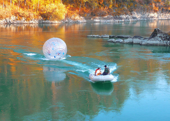 น้ำยาล้าง PVC Pool Hamster Ball สีที่กำหนดเองพิมพ์เทคโนโลยี Hot Air Welded