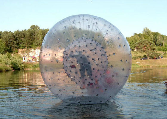 น้ำยาล้าง PVC Pool Hamster Ball สีที่กำหนดเองพิมพ์เทคโนโลยี Hot Air Welded