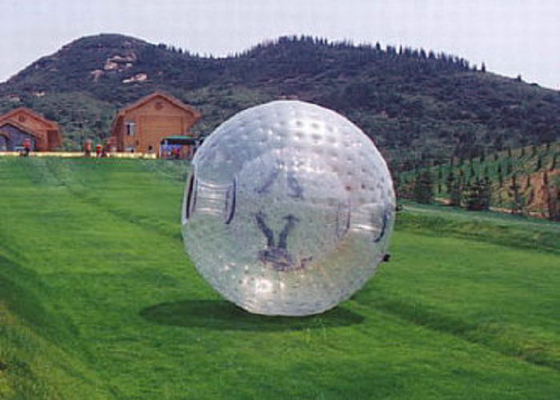 ทุ่งหญ้าพองของเล่นกลางแจ้ง 2.2m 2.6m เส้นผ่านศูนย์กลาง Zorbing Roller Bubble Ball