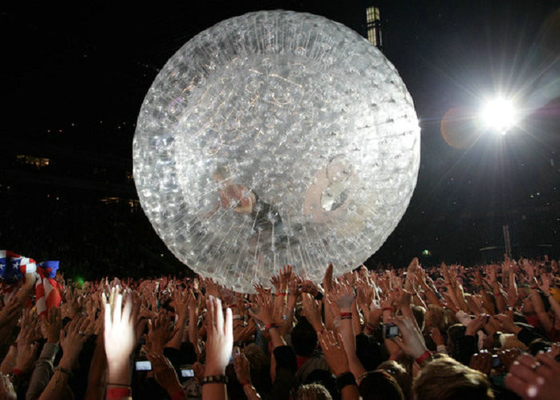 ขนาดใหญ่เป็นมิตรกับสิ่งแวดล้อม Blow Up Ball ฟองบอลลูน, ลูกชิ้น ซึ่งทำให้พองได้ Ball ความโปร่งใสสูง