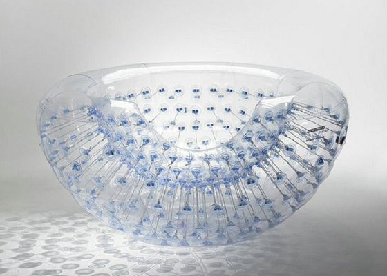พีวีซี / TPU ซึ่งทำให้พองได้ ของเล่นกลางแจ้ง Anti Water Blow Up โบว์อากาศสำหรับสวนสนุกในสระว่ายน้ำ