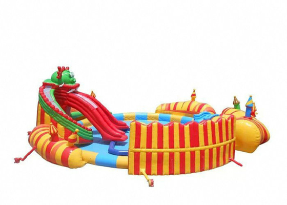 Plato พีวีซี Water Water Park กับสระว่ายน้ำสไลด์ Slide Need เข็มเย็บปลอดภัย