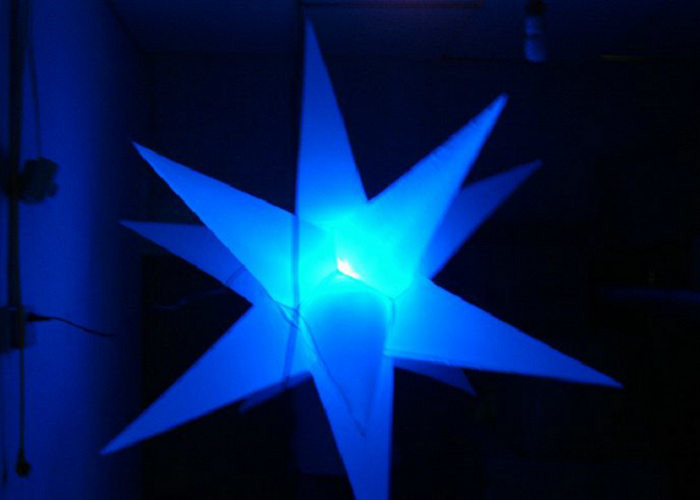 1m - 2m เส้นผ่าศูนย์กลาง LED ซึ่งทำให้พองได้ Star, ซึ่งทำให้พองได้ ตกแต่งเวทีความละเอียดสูง